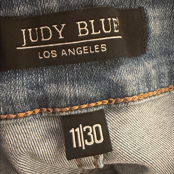 Judy Blue Double the Cool Cropped Wide Leg High Waist Jeans Size 30 - Picture 7 of 8